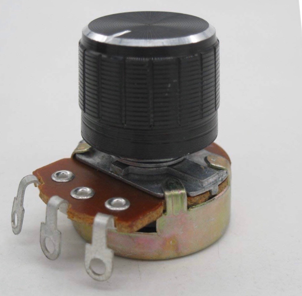 Knob Potentiometer we've ordered for our controller.