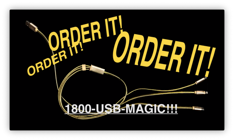 Magical USB Order Screen