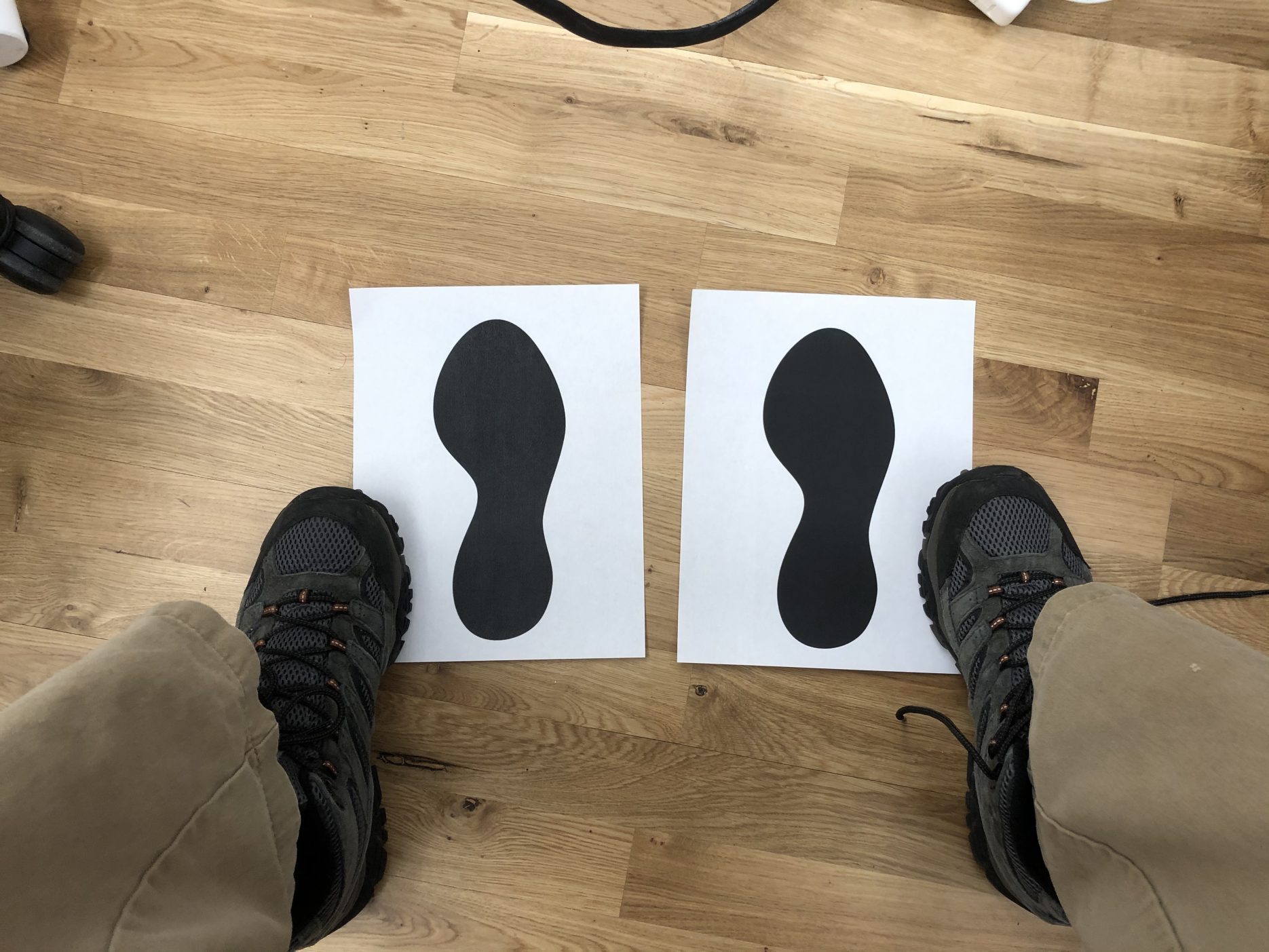 Paper Prototype Footprints