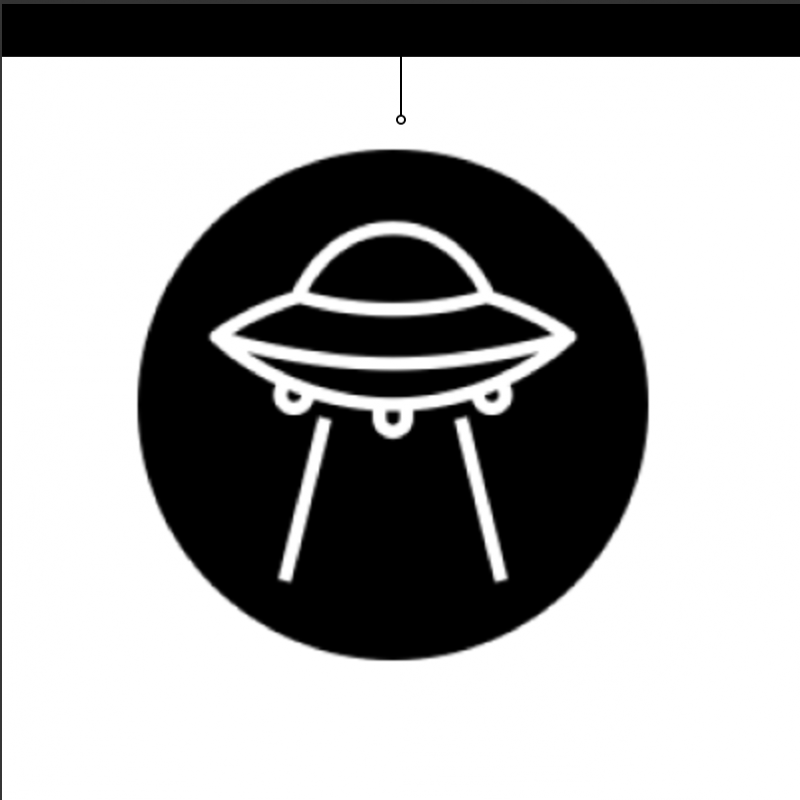 UFO icon in p5 sketch