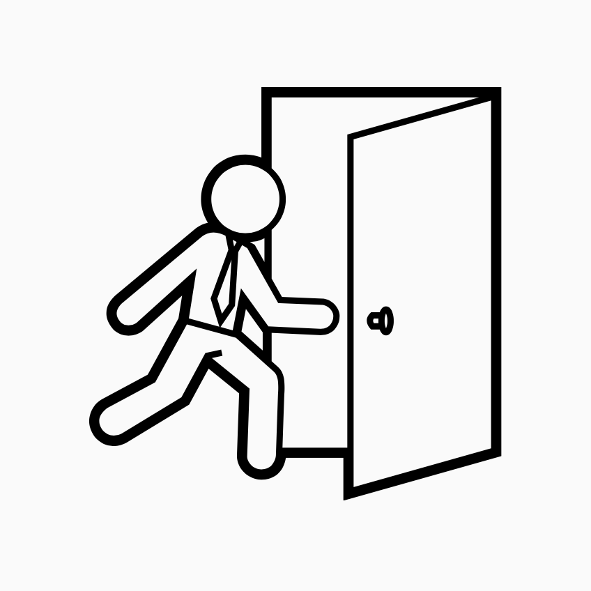 Image of Man Escaping a Room. Can an Escape Zoom feel like an Escape Room?